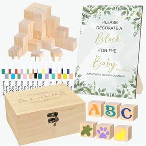 78 PCS Baby Shower Games Kit Fun Gender Reveal Party Ideas Boy Girl Activities